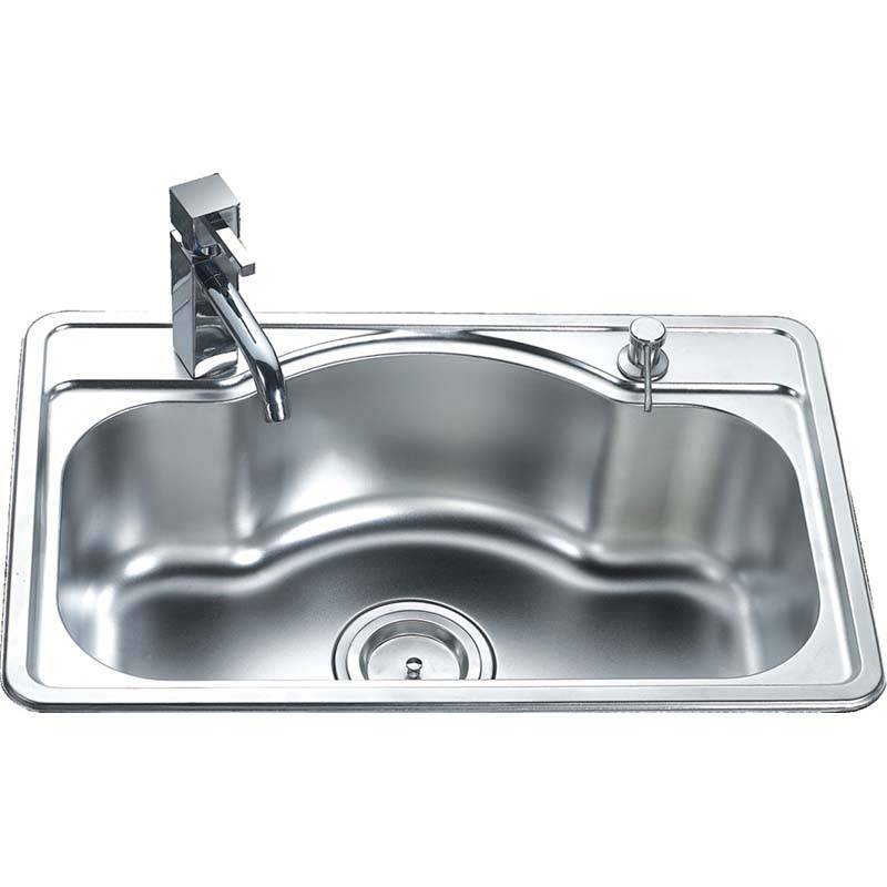 Factory source Wall Mounted Bathroom Sink - Single Bowl without Panel GE6944 – Jiawang