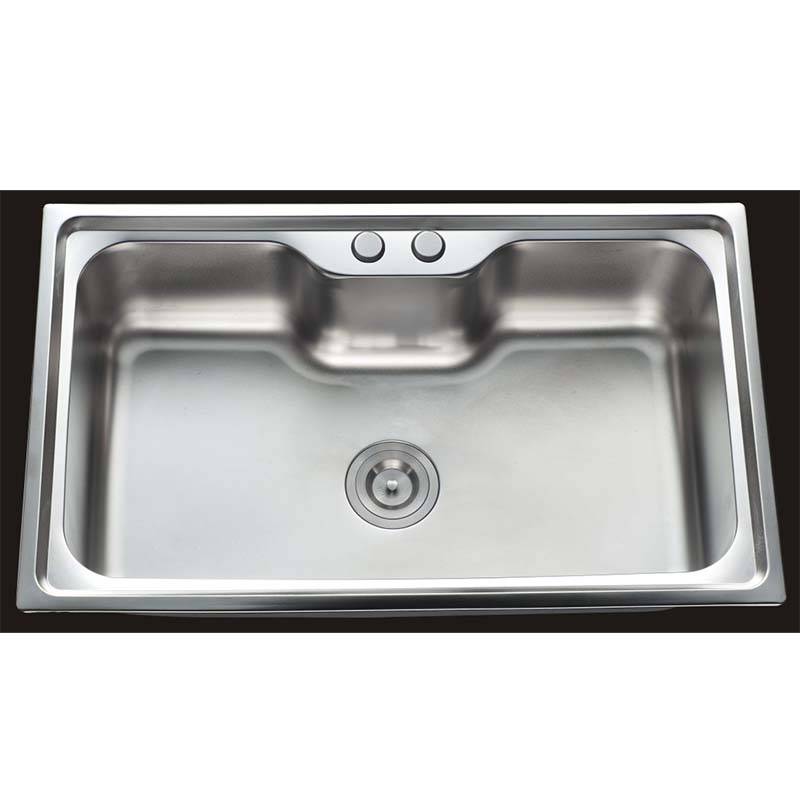 High Technology Stainless Steel Kitchen Sink - Single Bowl without Panel GE8048 – Jiawang