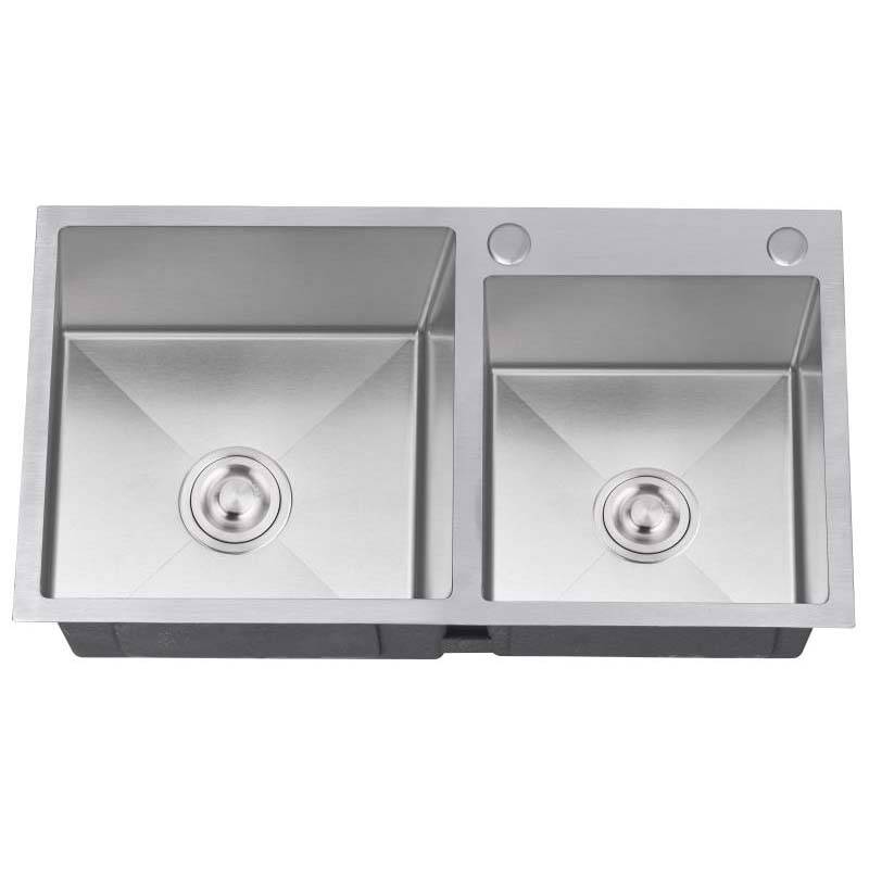 2020 wholesale price Handmade Sink - Handmade Double Bowls HM7541 – Jiawang