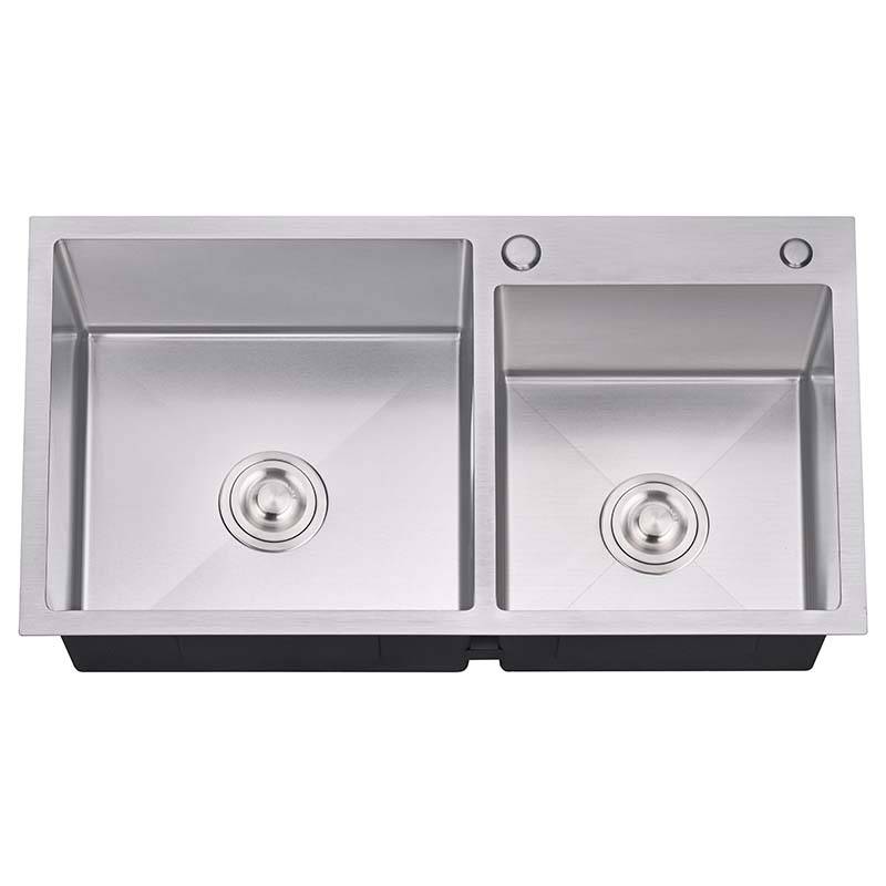 Wall Mounted Bathroom Sink - Handmade Double Bowls HM8143 – Jiawang
