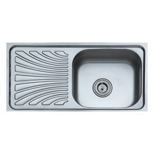 Special Design for Solid Surface Under Mount Sink - Single Bowl Sink With Pannel 9643 – Jiawang
