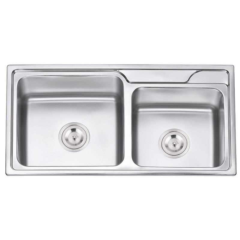 Solid Surface Sink - Double Bowls without Panel RDE7941 – Jiawang