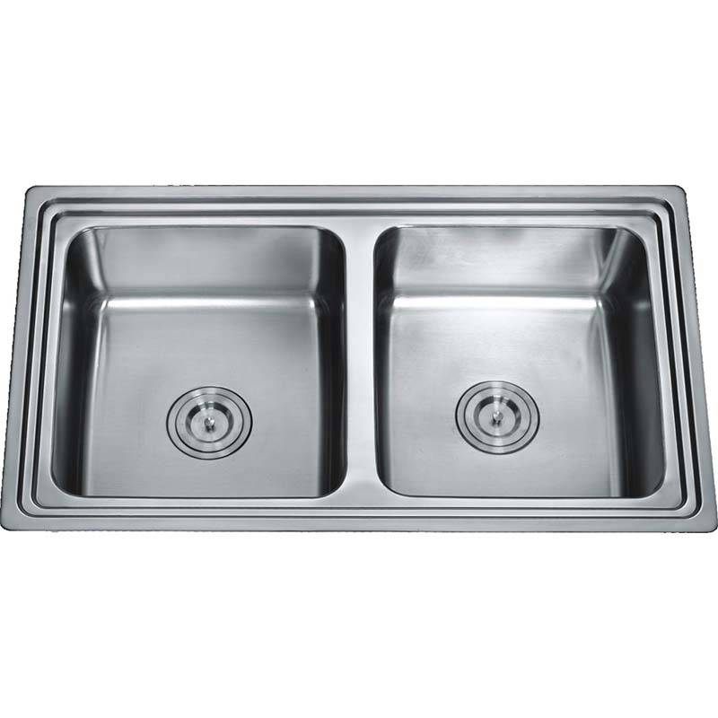 OEM/ODM China Marble Sink - Double Bowls Without Panel RDE8550B – Jiawang