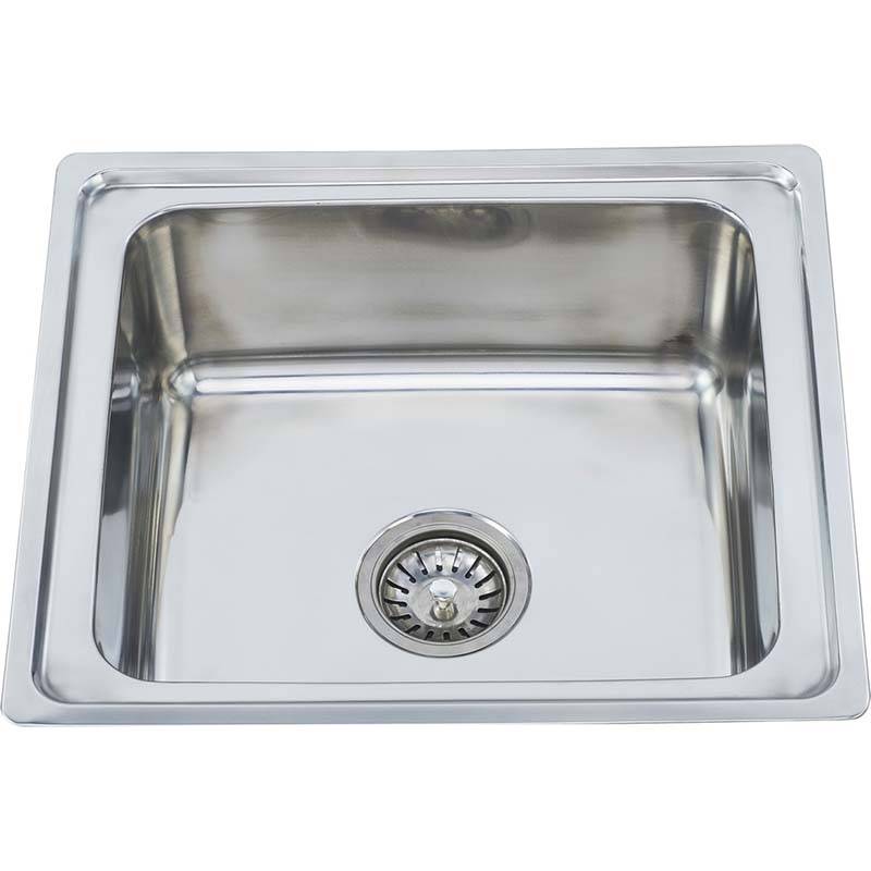 High Performance 201 Stainless Steel Kitchen Sink - Single Bowl without Panel RE4842 – Jiawang