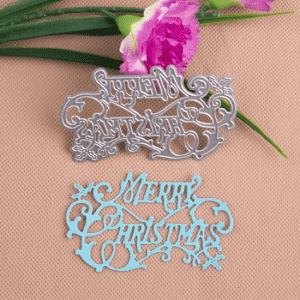 Cheap PriceList for Childrens Plastic Stencils - Paper Cutting Merry Christmas Metal Craft Cutting Dies – Glitz Creatif