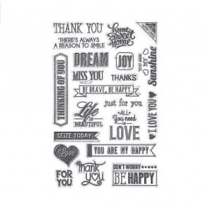 18 Years Factory Stampabilities Clear Stamps - Suitable Thickness High Quality Clear Stamp – Glitz Creatif