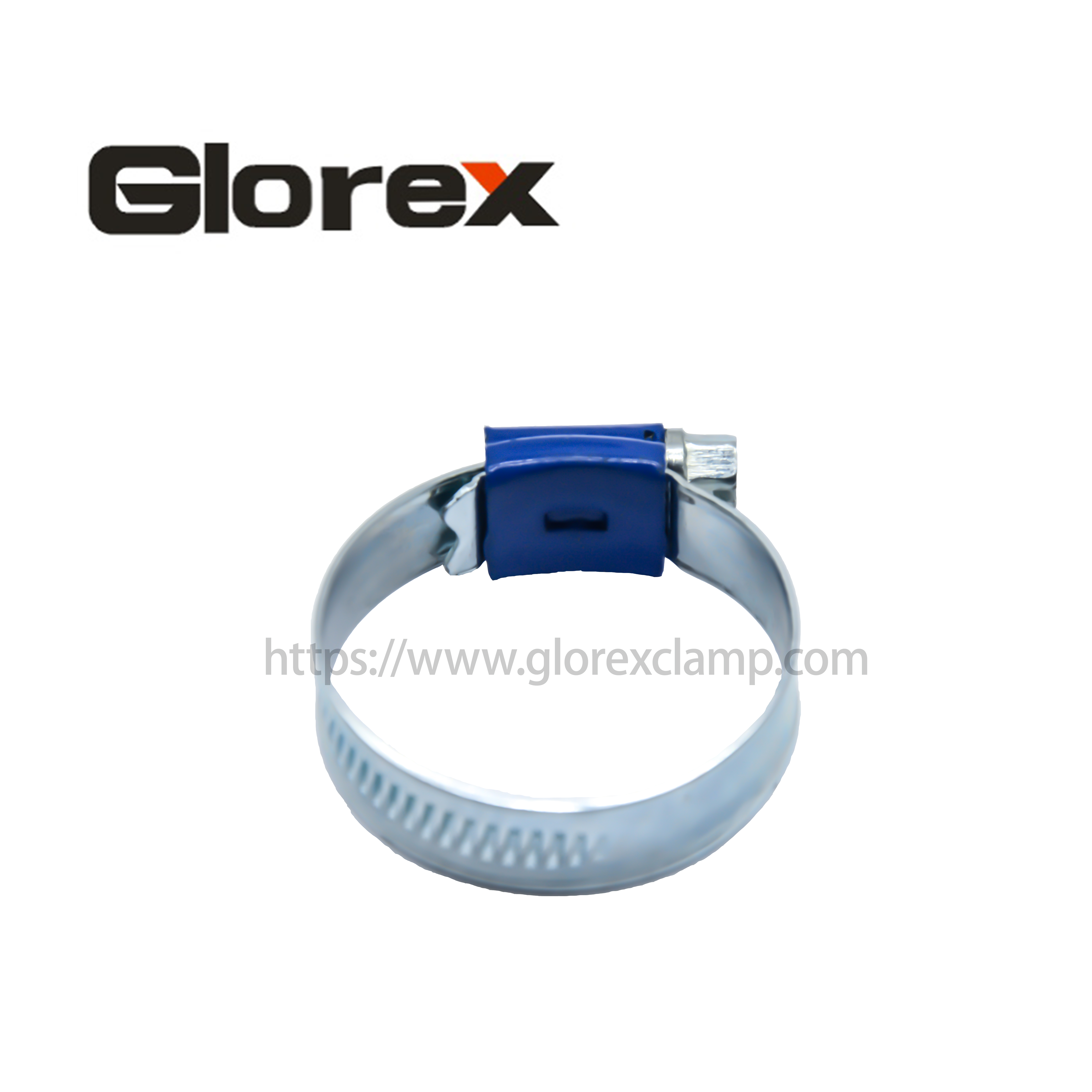 Europe style for Spring Band Hose Clamp - British type hose clamp with tube housing – Glorex detail pictures