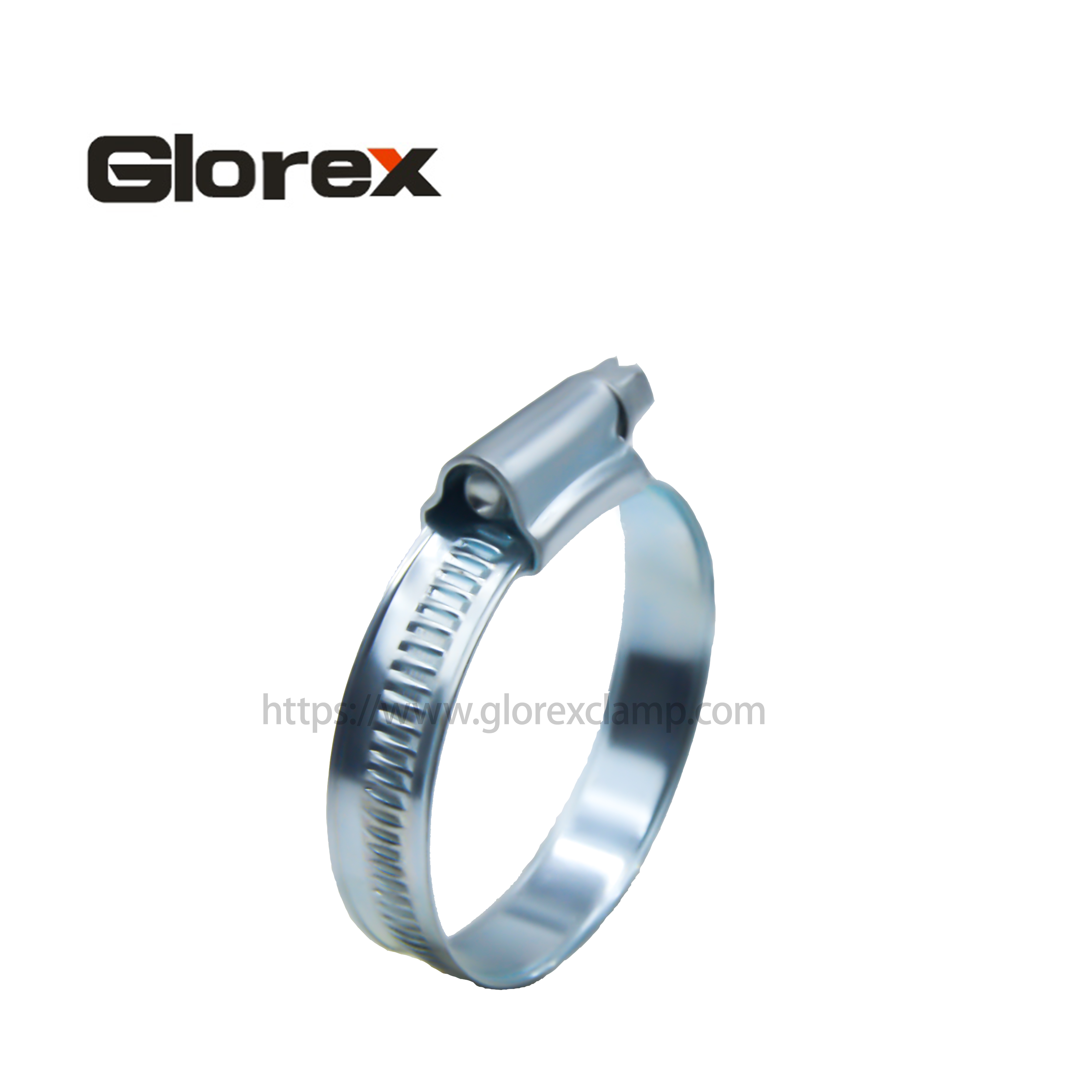 Fast delivery Titanium Hose Clamps - British type hose clamp with welding – Glorex detail pictures