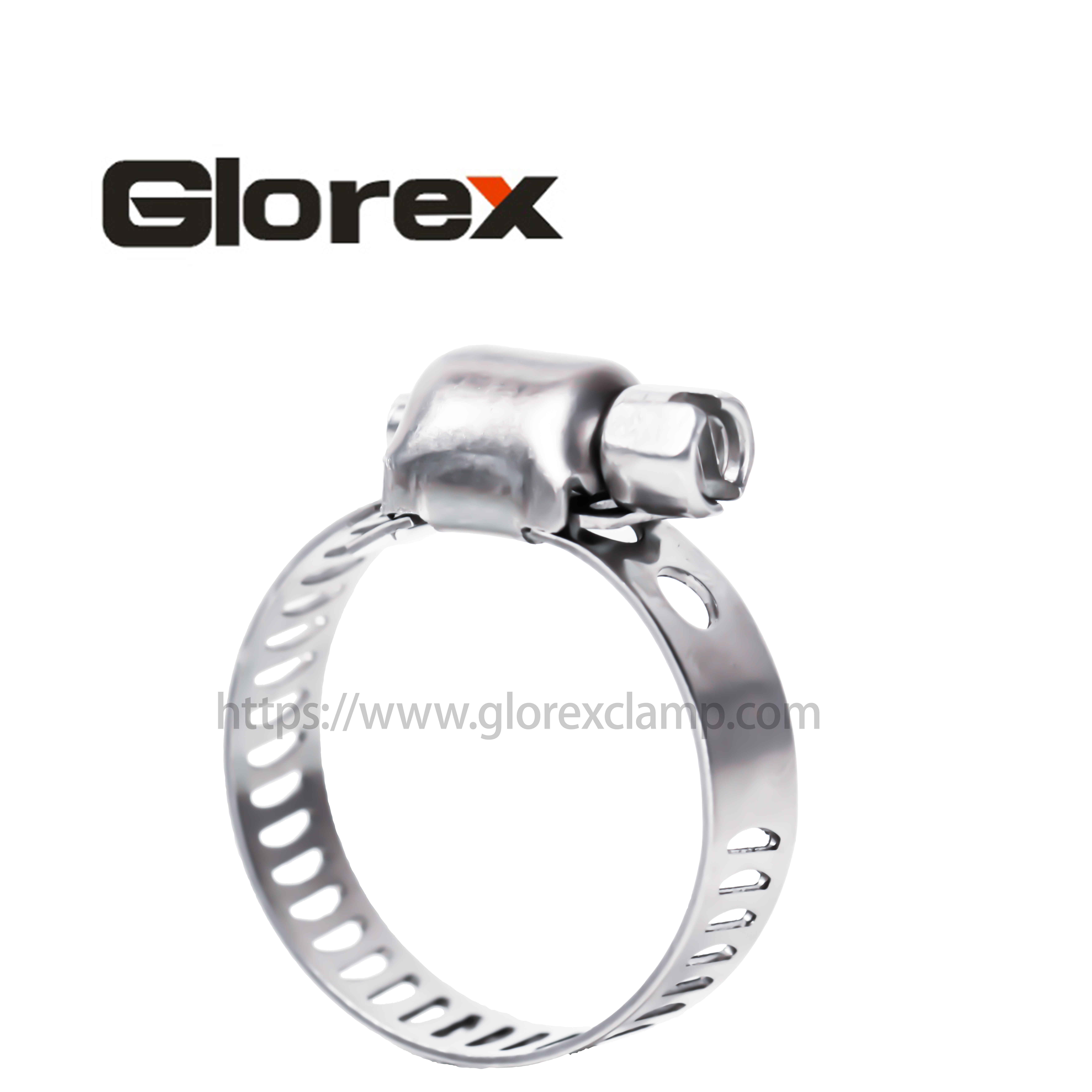 Personlized Products Screw Type Hose Clamp - 8mm American type hose clamp – Glorex
