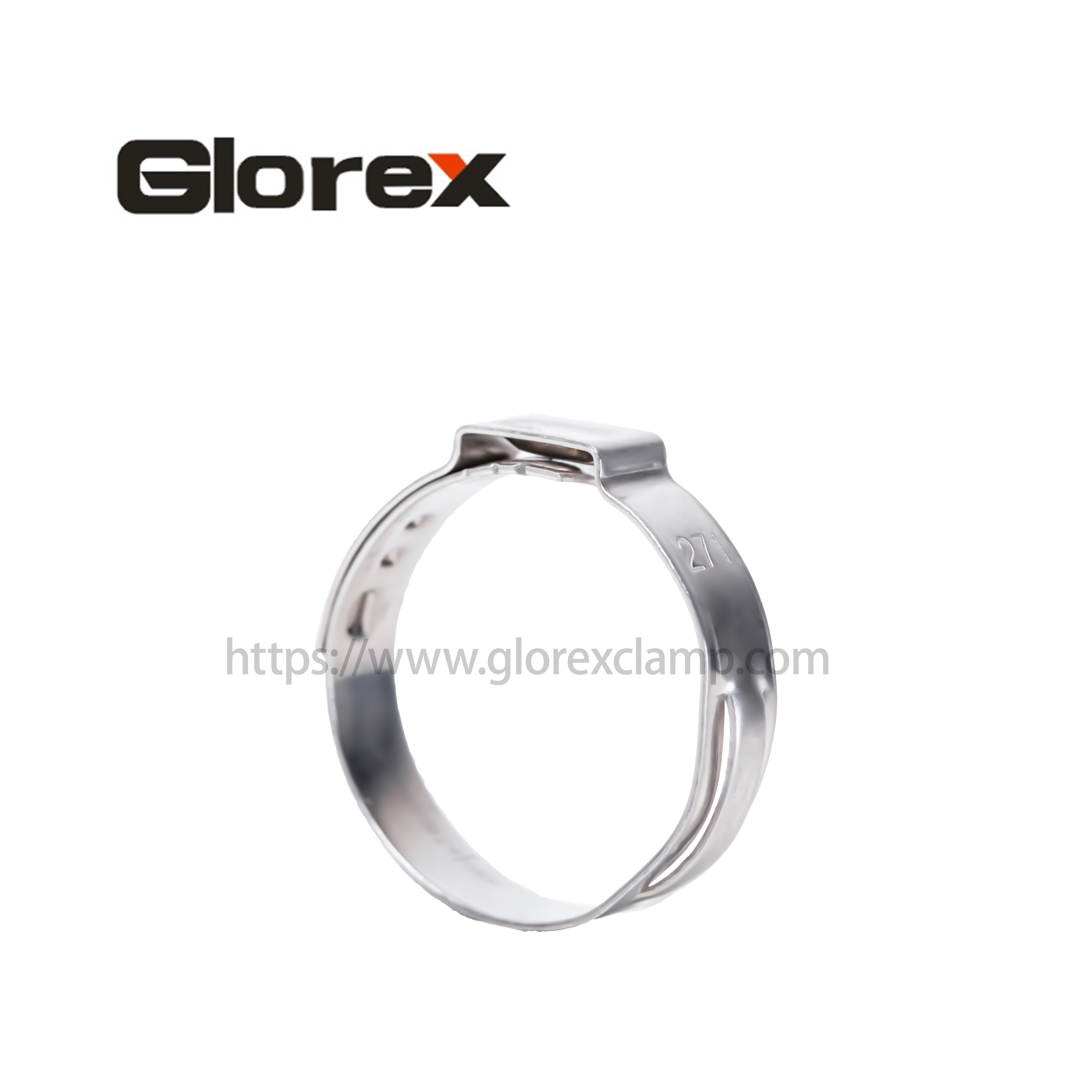 OEM Customized Stainless Steel Clamps - Uniaural non-polar hose clamp – Glorex