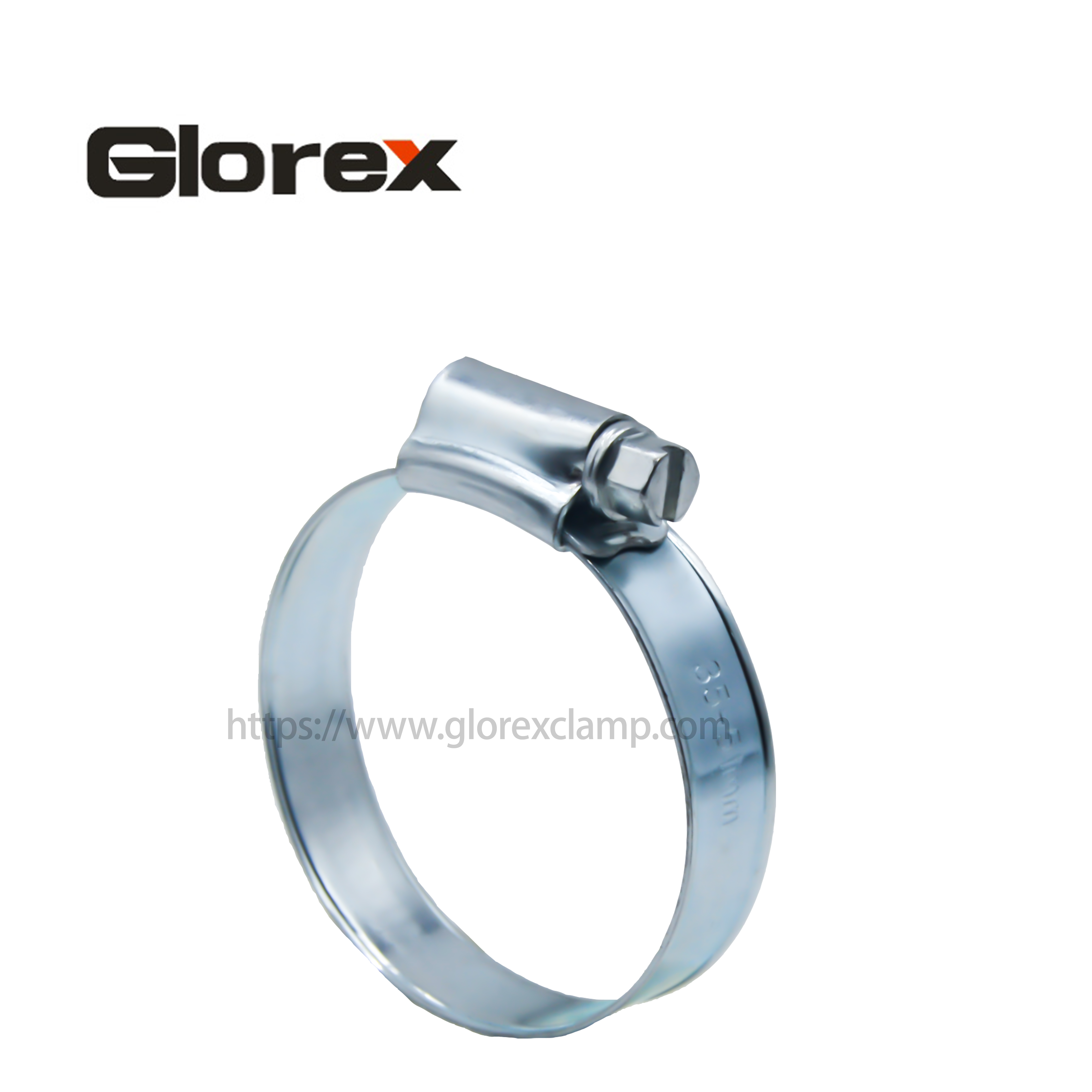 Professional China Laundry Hose Clamp - British type hose clamp with welding – Glorex