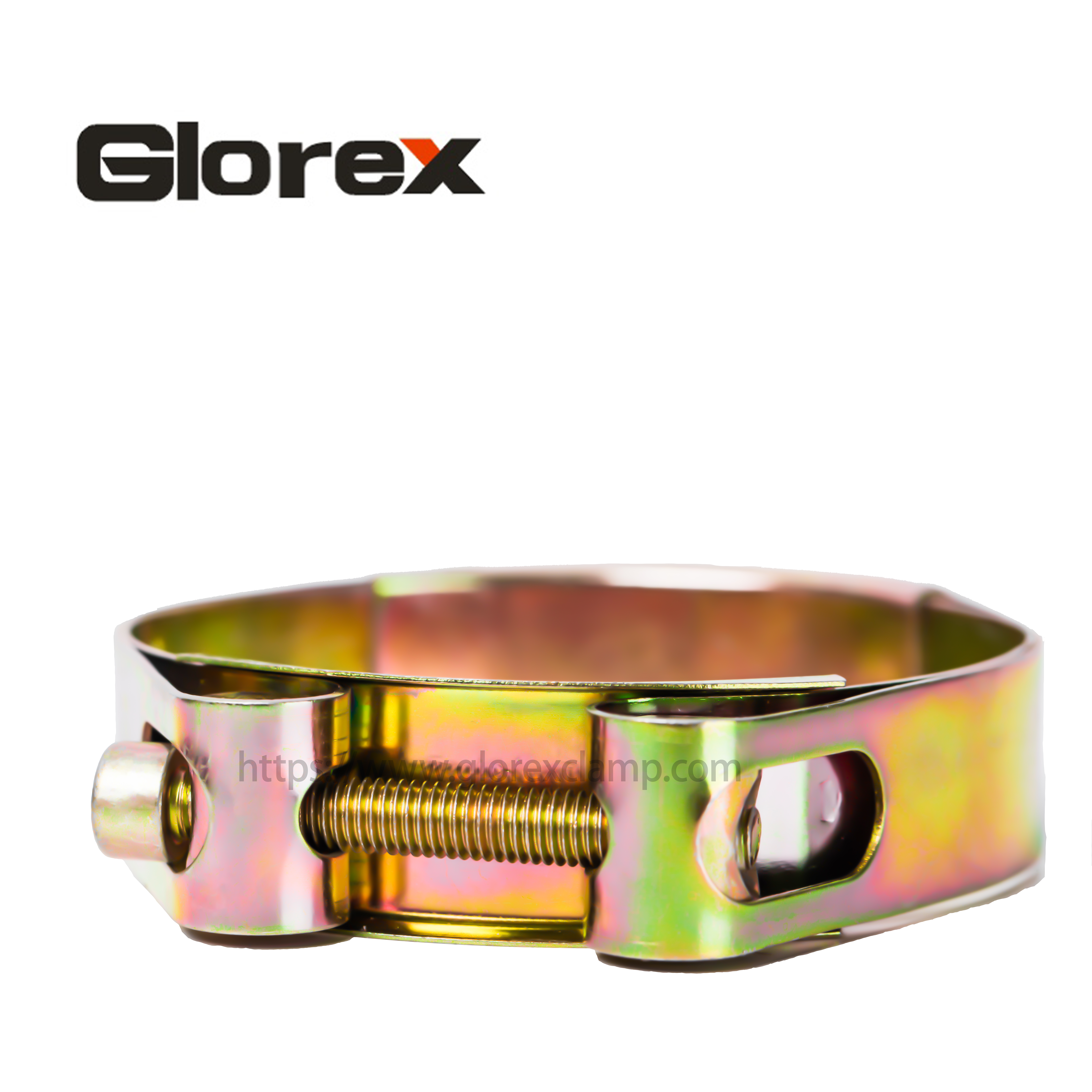 High definition Bridge Hose Clamp - Robust clamp with double bolts – Glorex