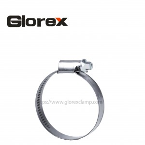 German type hose clamp without welding