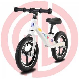 GD-KB-B002：  (White) Kids balance bike, bike for kids, light baby bike