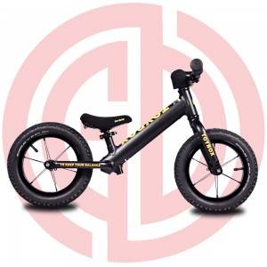 GD-KB-B003： (Black)Kids balance bike, kids bike,Toybox, cool kids’ bike