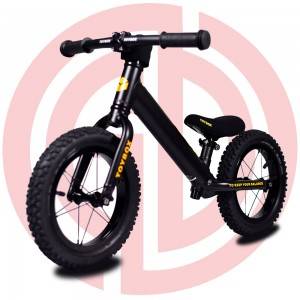GD-KB-B003： (Black)Kids balance bike, kids bike,Toybox, cool kids’ bike