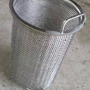 Customized stainless steel basket filter basket strainer bag cartridge for industrial liquid particle filtration