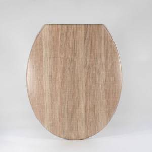 UF-A05 Duroplast Toilet Seat  – wood line surface