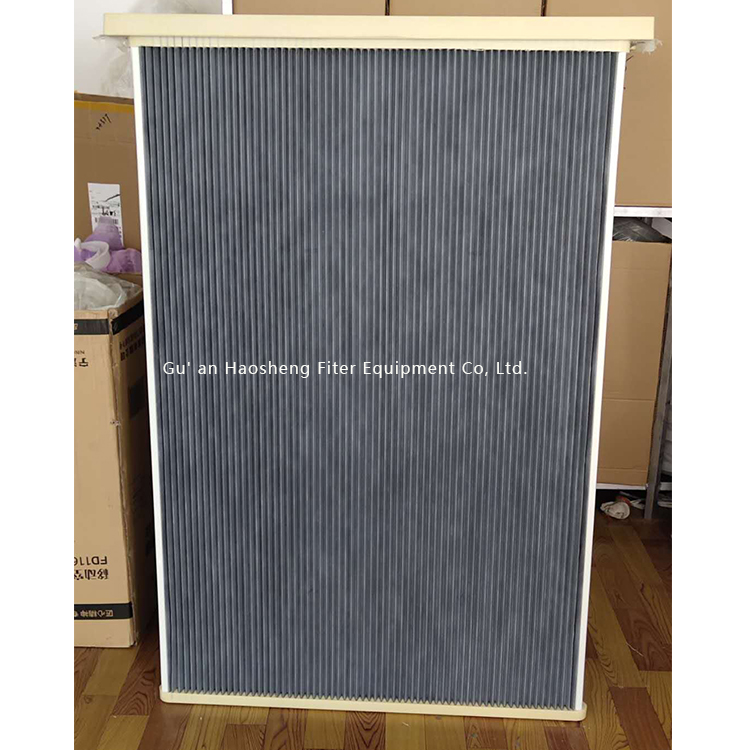 anti-static Anti Dust Filter Gas Filter for cutting machine, Industrial air filter element, Polyester Dust Filter Frame