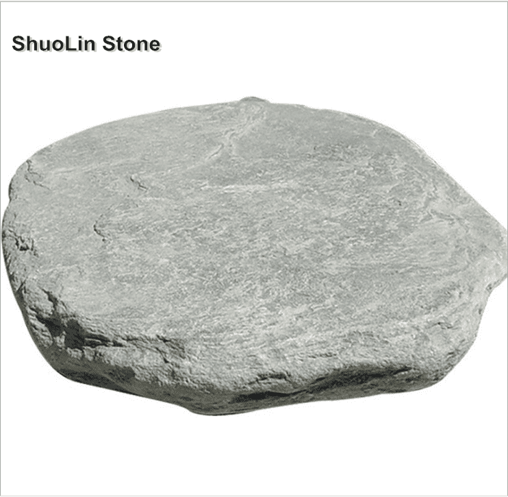 Decorative Garden Stepping Slate Paver, Natural Round Slate Stepping Stone