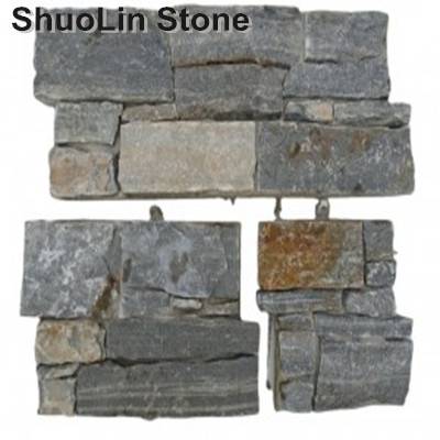 Cultured Z Clad Stone for Piedras Natural Negra Stone Wall Tiles  China Factory