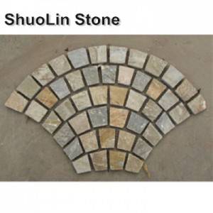 Hot Selling Fan-shaped Best Sale Paving Stone On Net  Export To North American