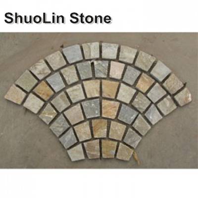 Hot Selling Fan-shaped Best Sale Paving Stone On Net  Export To North American