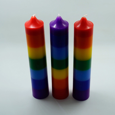 Energy Body Aromatic Color Chakra Pillar Candles
