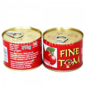 Canned tomato paste 210g