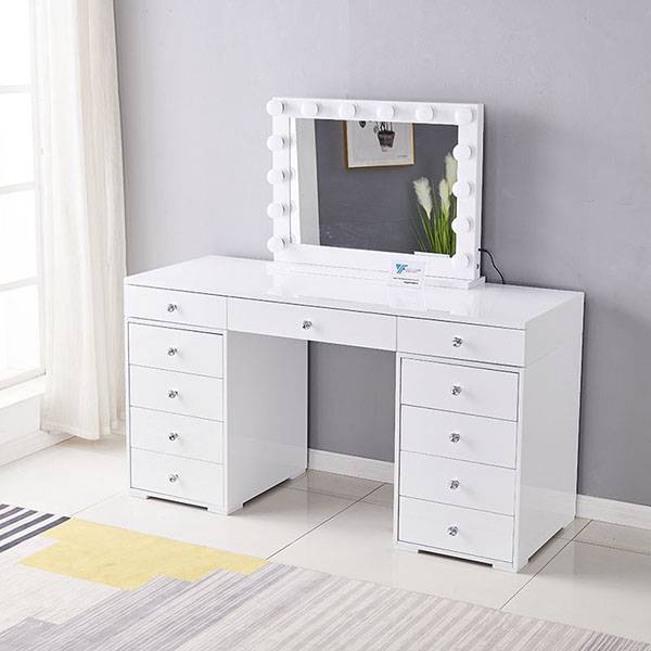 China Yf Hy 2 11 Drawers Without Glass, Vanity Desk With Drawers Without Mirror