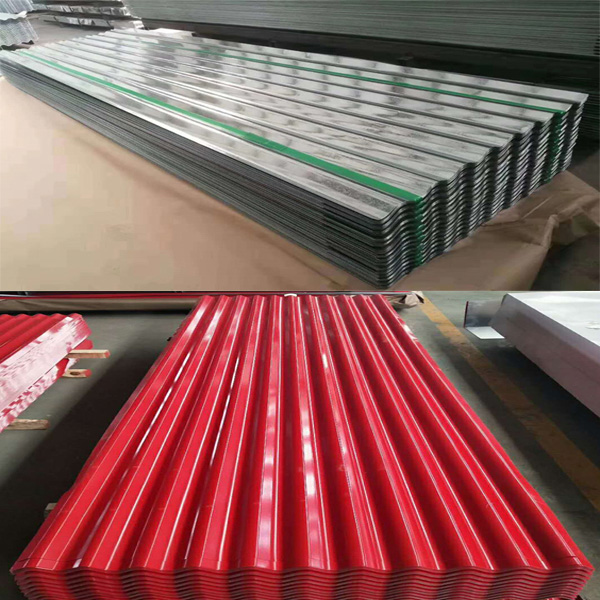 Corrugated steel sheets/roofing sheets
