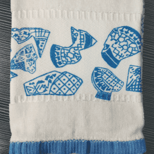 Cotton velour printed kitchen towel