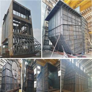 Steel Frame Roof Construction - Steel Member of Generator Filter Room – Honghua