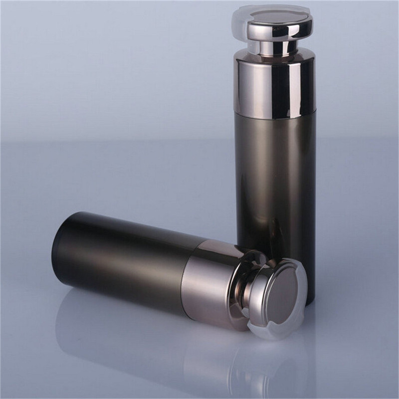 Download China Factory wholesale Black Airless Pump Bottles - 15ml 30ml 50ml Acrylic Container Cosmetic ...