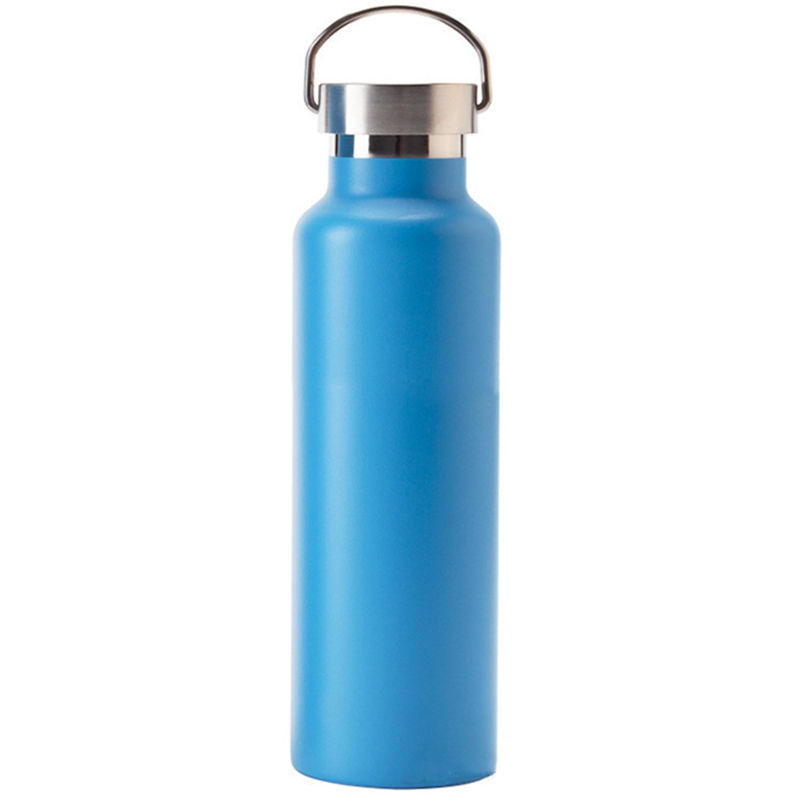 Double Wall Vacuum Insulated Stainless Steel Leak Proof Sports Water Bottle Wide Mouth with BPA Lid