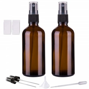 Wholesale Price China Tablet Bottle - 4oz 120ml Amber Glass Boston Bottle with Sprayer –  Hoyer