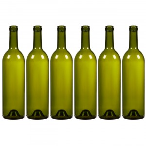 OEM/ODM Manufacturer High Quality Amber Glass Beer Bottle Factory - 750 ml Green Glass Bordeaux wine bottle –  Hoyer