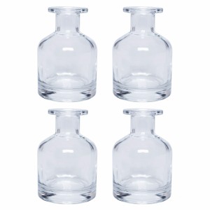 Cheapest Price White Diffuser Bottle - 200ml Hot Sale Round Shape Clear Glass Diffuser Bottle –  Hoyer
