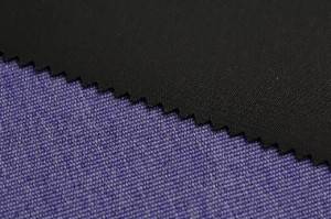 MELANGE HIGH ELASTIC FABRIC PVC WITH 100% POLYESTER