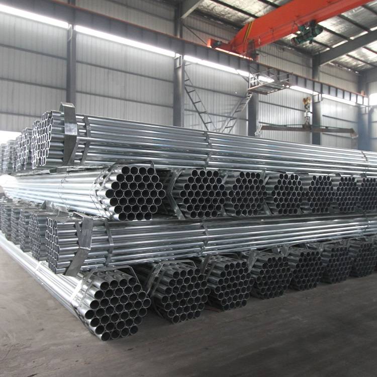 18 Years Factory Round Structural Tubing - EN10219 Pre Galvanized Round Steel Pipes For The Greenhouse – TOPTAC