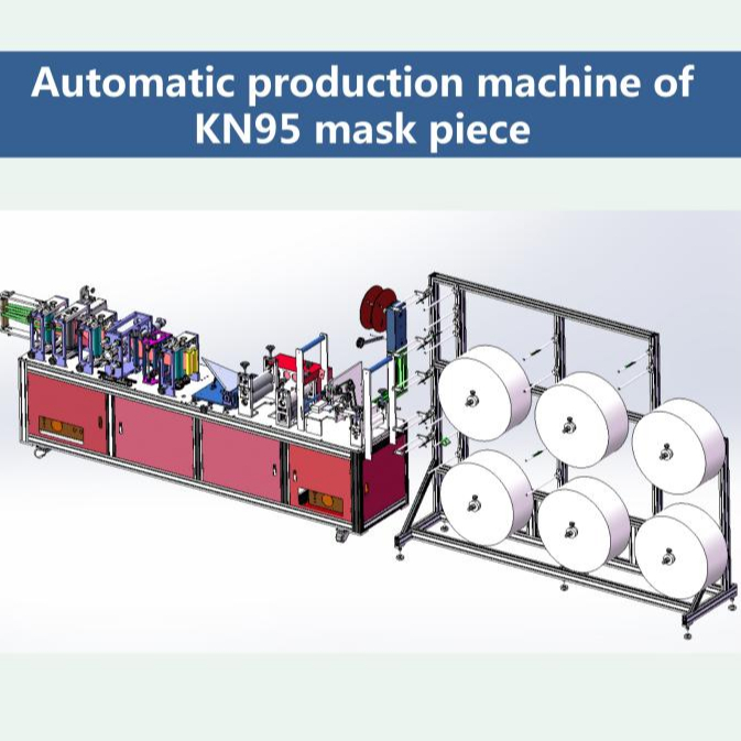 Automatic N95 Face Mask Making Machine for N95 folding face mask