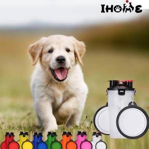 Silicone Dog Water Bottle Bowl|，Portable Pet Food Container,dog and cat food bowl suit,outdoor pet food bowl