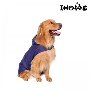 Dog Raincoat| Hood Waterproof Jacket| Large Dogs