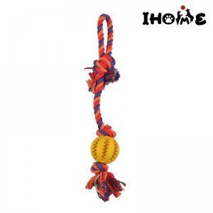 Interactive Dog Chew Toys,Rope Toy,Food Treat Ball