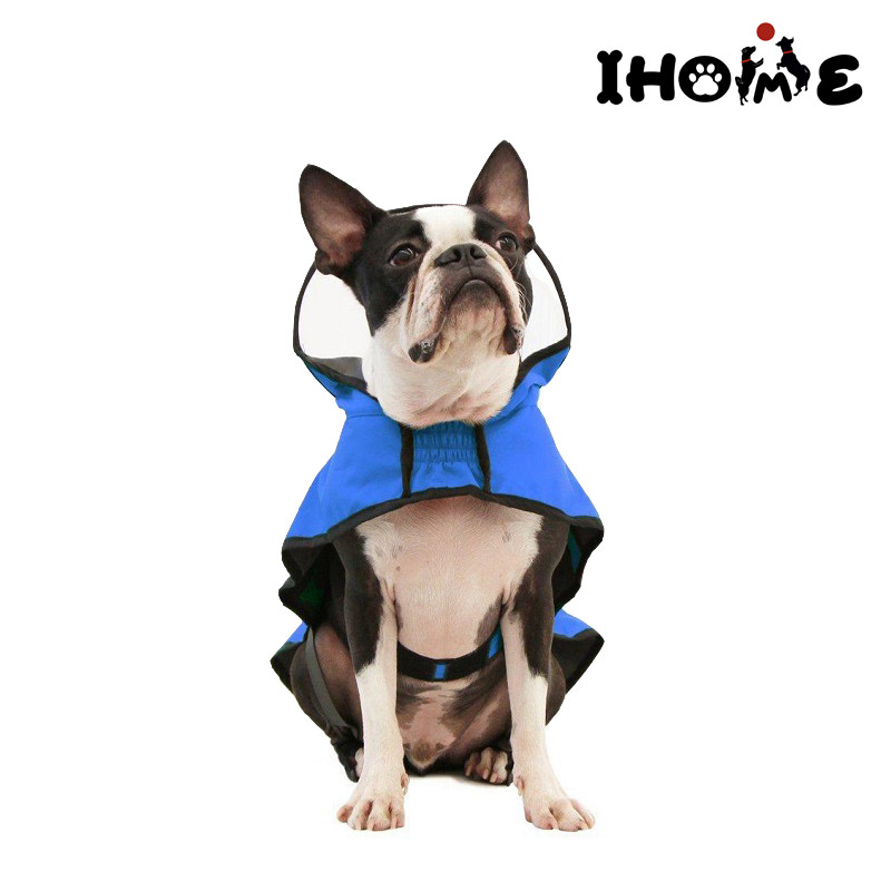Dog Decorative Bow Tie - Meduim Hooded Raincoat Jacket Pug Clothing Jumpsuit For Bulldogs – Ihome