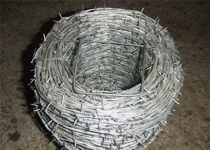 Heavy Duty Barbed Galvanized Iron Wire For Wine , Prison Low Carbon Steel Wire
