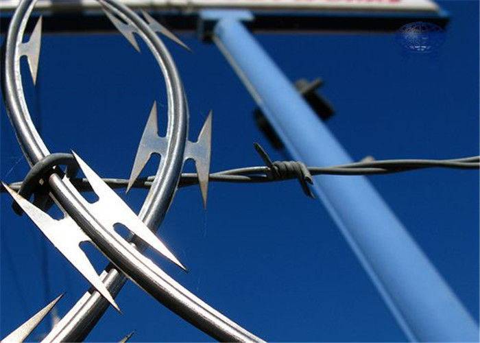 Concertina Razor Barbed Wire Electric Galvanized Steel Garden Border Edging
