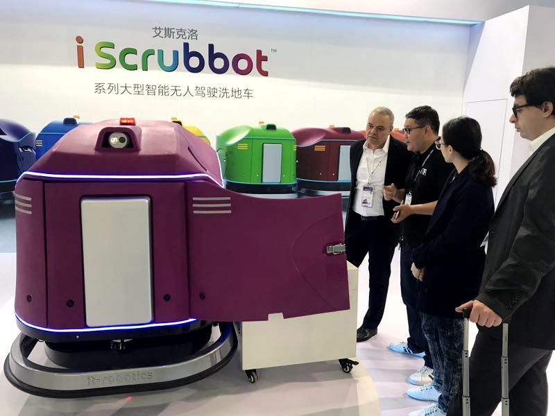 iTR brings the latest intelligent driverless scrubber