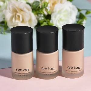 2021 Good Quality Makeup Primer - Wholesale Silky Liquid Foundation 8 colors Weightless 30ml with natural creamy texture and Moisturizing Formula – Jinfuya