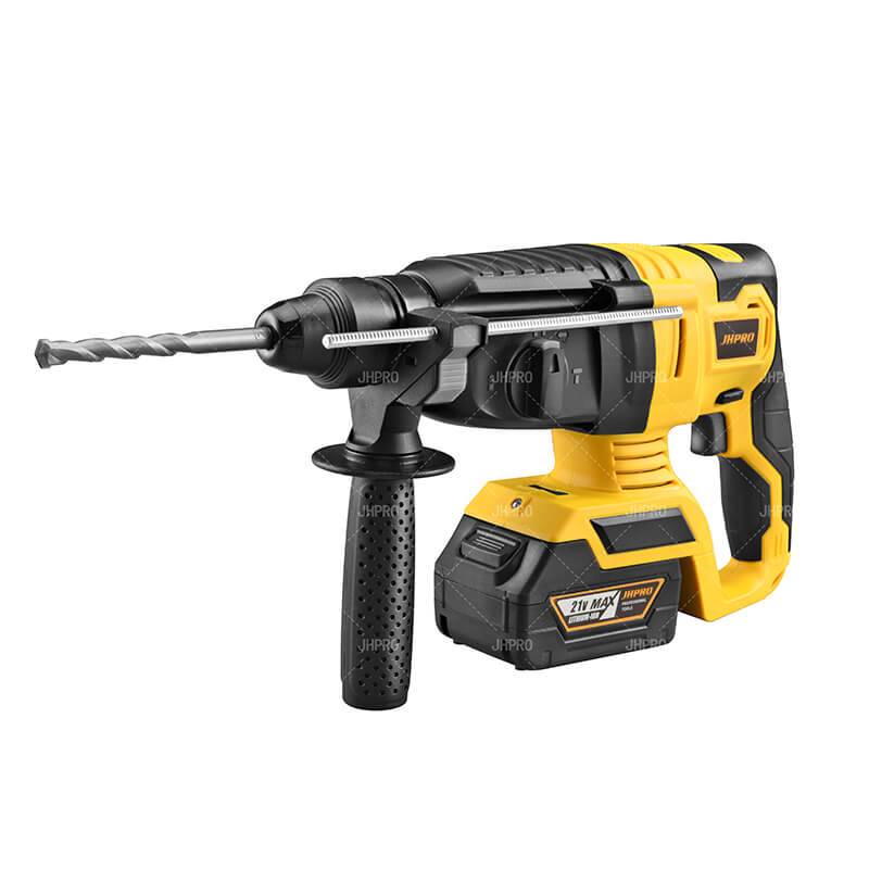 Reasonable price Electric Rotary Hammer Drill - JHPRO BS-26B rechargeable brushless cordless rotary hammer drill electric Hammer impact drill with 18V/21V -3.0Ah /4.0Ah battery  – Jiahao Featured Image